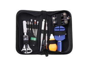13pc Watch Repair Tool Kit Zip Case Battery Opener Link Remover Screwdrivers 13pc Watch Repair Tool Kit Zip Case Battery Opener Link Remover Screwdrivers