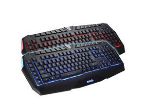 Character-illuminated Blue/Red/Purple Color LED Backlight Gaming Game Keyboard Black USB Wired Gaming Keyboard with Macro Keys Character-illuminated Blue/Red/Purple Color LED Backlight Gaming Game Keyboard Black USB Wired Gaming Keyboard with Macro Keys