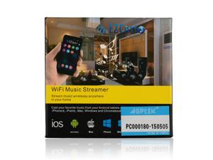 Mini Wireless Wi-Fi HiFI Audio Music Streamer Receiver Internet Radio Play Support Airplay, DLNA, Qplay and Ezcast- Black Mini Wireless Wi-Fi HiFI Audio Music Streamer Receiver Internet Radio Play Support Airplay, DLNA, Qplay and Ezcast- Black