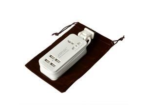 Universal Travel Outlets 4-Port USB Charger , Portable Power Strip Travel Charger 1.5M/5ft Power Supply Cord 5V 1A/5V 2A USB Output (Auto detect ) Maximum Wattage:21W overall Universal Travel Outlets 4-Port USB Charger , Portable Power Strip Travel Charger 1.5M/5ft Power Supply Cord 5V 1A/5V 2A USB Output (Auto detect ) Maximum Wattage:21W overall