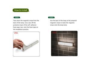 Stick-on Anywhere Portable 18-LED Wireless Motion Sensing Closet Cabinet LED Night Light / Stairs Light / Step Light Bar (Build-in lithium battery, Warm White) Stick-on Anywhere Portable 18-LED Wireless Motion Sensing Closet Cabinet LED Night Light / Stairs Light / Step Light Bar (Build-in lithium battery, Warm White)
