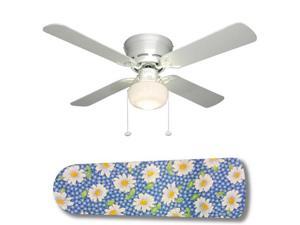 Daisy Gingham 42" Ceiling Fan with Lamp Daisy Gingham 42" Ceiling Fan with Lamp