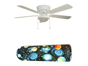 Spaced Out Outer Space 52" Ceiling Fan with Lamp Spaced Out Outer Space 52" Ceiling Fan with Lamp