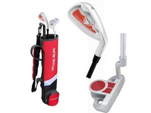 Young Gun Birdie Red Junior Golf Club Set with Bag, Ages 9-11 RH Young Gun Birdie Red Junior Golf Club Set with Bag, Ages 9-11 RH