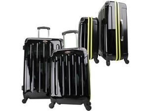 Swiss Case 28" BLACK/YELLOW 4 Wheel Hard Suitcase + FREE Carry-on 20" luggage set Swiss Case 28" BLACK/YELLOW 4 Wheel Hard Suitcase + FREE Carry-on 20" luggage set
