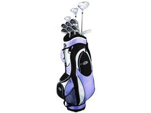 Golf Girl FWS2 Lady Hybrid Club Set & Cart Bag - Lilac Golf Girl FWS2 Lady Hybrid Club Set & Cart Bag - Lilac
