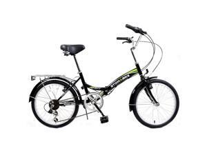 Stowabike 20" Folding City V2 Compact Foldable Bike – 6 Speed - Black Stowabike 20" Folding City V2 Compact Foldable Bike – 6 Speed - Black