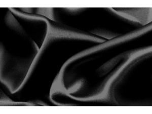 Silk~Y Satin Lingerie Bed Sheet Set Queen Black Silk~Y Satin Lingerie Bed Sheet Set Queen Black