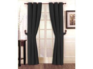 Stylish Solid Red Micro Suede Window Curtain Set Grommet Top (2 panels - 40" x 84") Stylish Solid Red Micro Suede Window Curtain Set Grommet Top (2 panels - 40" x 84")