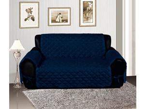 Navy Micro Suede Reversible Pet Protector Furniture Cover Sofa Slipcover Navy Micro Suede Reversible Pet Protector Furniture Cover Sofa Slipcover