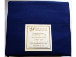 1500 Thread Count Egyptian Cotton Quality Sheet Set Deep Pockets Wrinkle Free (Navy, Queen) 1500 Thread Count Egyptian Cotton Quality Sheet Set Deep Pockets Wrinkle Free (Navy, Queen)
