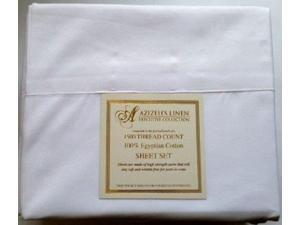 1500 Thread Count Egyptian Cotton Quality Sheet Set Deep Pockets Wrinkle Free (White, California King) 1500 Thread Count Egyptian Cotton Quality Sheet Set Deep Pockets Wrinkle Free (White, California King)