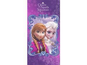 Disney's Frozen Queen of the North Mountain 100% Cotton Beach Bath Towel Purple Disney's Frozen Queen of the North Mountain 100% Cotton Beach Bath Towel Purple