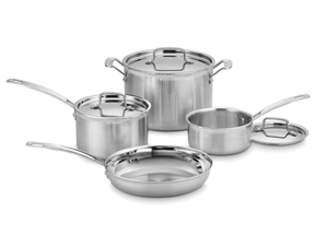 Cuisinart 7-pc. Stainless Steel MultiClad Pro Cookware Set Cuisinart 7-pc. Stainless Steel MultiClad Pro Cookware Set