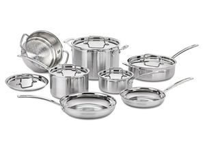 Cuisinart 12-pc. Stainless Steel MultiClad Pro Cookware Set Cuisinart 12-pc. Stainless Steel MultiClad Pro Cookware Set