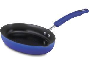 Rachael Ray 11.5-in. Oval Nonstick Porcelain Enamel II Skillet, Blue Gradient Rachael Ray 11.5-in. Oval Nonstick Porcelain Enamel II Skillet, Blue Gradient