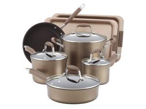 Anolon 9-pc. Nonstick Advanced Bronze Collection Cookware Set Anolon 9-pc. Nonstick Advanced Bronze Collection Cookware Set