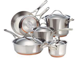 Anolon 10-pc. Nouvelle Stainless Cookware Set Anolon 10-pc. Nouvelle Stainless Cookware Set