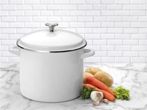 Cuisinart 12-qt. Chef's Classic Stockpot, White Cuisinart 12-qt. Chef's Classic Stockpot, White