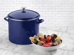 Cuisinart 20-qt. Chef's Classic Stockpot, Blue Cuisinart 20-qt. Chef's Classic Stockpot, Blue