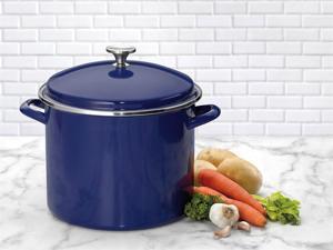 Cuisinart 12-qt. Chef's Classic Stockpot, Blue Cuisinart 12-qt. Chef's Classic Stockpot, Blue