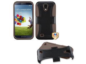 Black/Brown Fusion Hybrid Rugged Protective Cover Case for Samsung Galaxy S 4 Black/Brown Fusion Hybrid Rugged Protective Cover Case for Samsung Galaxy S 4