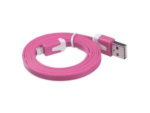 Pink 3 FT Noodle USB 8 Pin Charger Charging Data Sync Cable Cord Pink 3 FT Noodle USB 8 Pin Charger Charging Data Sync Cable Cord