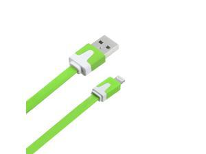 Green 3 FT Noodle USB 8 Pin Charger Charging Data Sync Cable Cord Green 3 FT Noodle USB 8 Pin Charger Charging Data Sync Cable Cord