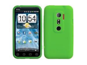 Dark Green Solid Rubberized Silicone Gummy Skin Cover Case for HTC Evo 3D Dark Green Solid Rubberized Silicone Gummy Skin Cover Case for HTC Evo 3D