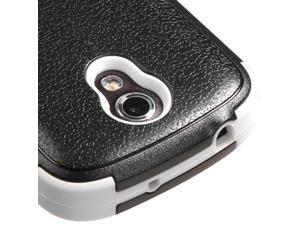 For Galaxy Galaxy Light Black/White TUFF Impact Cover Case +Built-In Stand For Galaxy Galaxy Light Black/White TUFF Impact Cover Case +Built-In Stand
