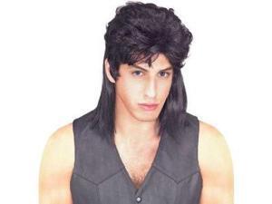 Black Mullet Wig Black Mullet Wig