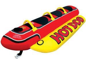 Kwik Tek - 3-Tube, 3-Person Inflatable Hot Dog - Kwik Tek Kwik Tek - 3-Tube, 3-Person Inflatable Hot Dog - Kwik Tek