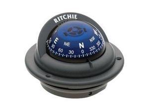 Ritchie Compass - Ritchie Tr-35G Trek Compass - Flush Mount - Gray - RITCHIE COMPASS Ritchie Compass - Ritchie Tr-35G Trek Compass - Flush Mount - Gray - RITCHIE COMPASS