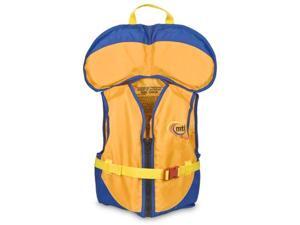 MTI Adventurewear PFD Life Jacket with Collar (Mango/Blue, Child Size/30-50-Pound) - MTI Adventurewear MTI Adventurewear PFD Life Jacket with Collar (Mango/Blue, Child Size/30-50-Pound) - MTI Adventurewear