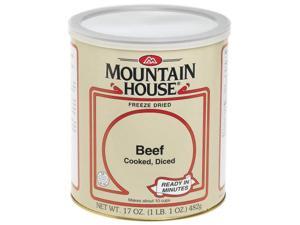 Mountain House #10 Can Diced Beef, Cooked (15 2/3 cup servings) - Mountain House Mountain House #10 Can Diced Beef, Cooked (15 2/3 cup servings) - Mountain House