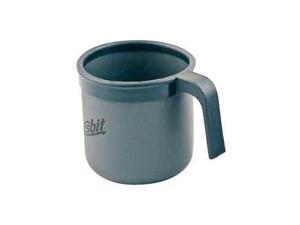 Esbit 350ml (11.8 oz) Hard Anodized Aluminum Mug with Plastic Handle - Esbit Esbit 350ml (11.8 oz) Hard Anodized Aluminum Mug with Plastic Handle - Esbit