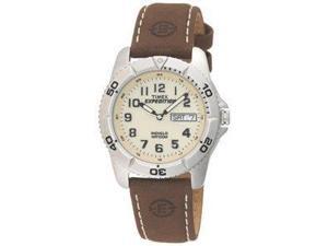 Timex Expedition Mens Traditional Silver/brown - Timex Timex Expedition Mens Traditional Silver/brown - Timex