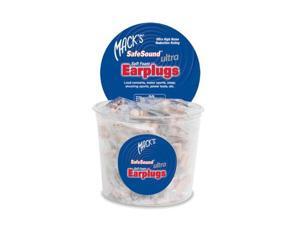 Macks - Ultra Safesound Soft Foam Earplugs, 100-Count - Macks Macks - Ultra Safesound Soft Foam Earplugs, 100-Count - Macks