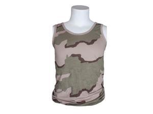 Tri - Color Desert Camouflage USA Made Tank - Top Polyester/Cotton Sleeveless Summer Shirt - Large - 3 - Color Desert Camouflag Tri - Color Desert Camouflage USA Made Tank - Top Polyester/Cotton Sleeveless Summer Shirt - Large - 3 - Color Desert Camouflag
