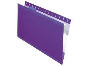 Reinforced Hanging Folders 1/5 Tab Legal Violet 25/Box Reinforced Hanging Folders 1/5 Tab Legal Violet 25/Box