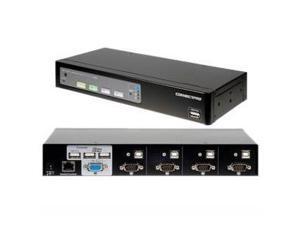 ConnectPRO - 4PORT USB KVM SWITCH VGA WITH DDM & ACTIVE DDC ConnectPRO - 4PORT USB KVM SWITCH VGA WITH DDM & ACTIVE DDC