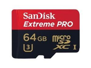 SanDisk Extreme Pro 64 GB microSD Extended Capacity (microSDXC) SanDisk Extreme Pro 64 GB microSD Extended Capacity (microSDXC)