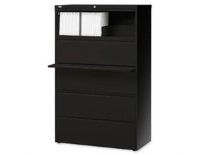 Lateral File 5-Drawer 36"x18-5/8"x67-5/8" Black Lateral File 5-Drawer 36"x18-5/8"x67-5/8" Black