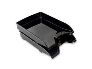 Sparco 11798 Letter Tray, 1.8" Height x 9.9" Width x 13" Depth - Black - Polystyrene - 2 / Pack, 1 Pack Sparco 11798 Letter Tray, 1.8" Height x 9.9" Width x 13" Depth - Black - Polystyrene - 2 / Pack, 1 Pack