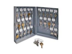 Key Cabinet, Combination Lock, 10"x3"x12", 28 Keys, Gray Key Cabinet, Combination Lock, 10"x3"x12", 28 Keys, Gray