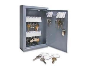 Secure Key Cabinet, Key Lock, 8-"x2-5/8"x12-1/8", 30 Keys,GY Secure Key Cabinet, Key Lock, 8-"x2-5/8"x12-1/8", 30 Keys,GY