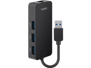 BELKIN B2B128TT USB 3.0 3-Port Hub with Gigabit Ethernet Adapter BELKIN B2B128TT USB 3.0 3-Port Hub with Gigabit Ethernet Adapter
