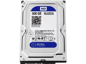 WD Blue 500GB Desktop Hard Disk Drive - 5400 RPM SATA 6 Gb/s 64MB Cache 3.5 Inch - WD5000AZRZ WD Blue 500GB Desktop Hard Disk Drive - 5400 RPM SATA 6 Gb/s 64MB Cache 3.5 Inch - WD5000AZRZ