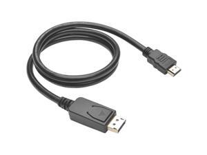 Tripp Lite DisplayPort 1.2 to HD Adapter Cable, DP with Latches to HDMI (M/M), UHD 4K x 2K/1080p, 3 ft. (P582-003-V2) Tripp Lite DisplayPort 1.2 to HD Adapter Cable, DP with Latches to HDMI (M/M), UHD 4K x 2K/1080p, 3 ft. (P582-003-V2)