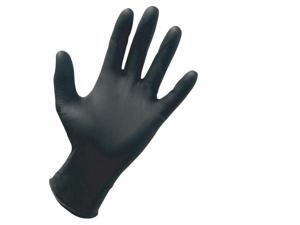SAS Safety 66542 Professional Black Nitrile Gloves Medium SAS Safety 66542 Professional Black Nitrile Gloves Medium
